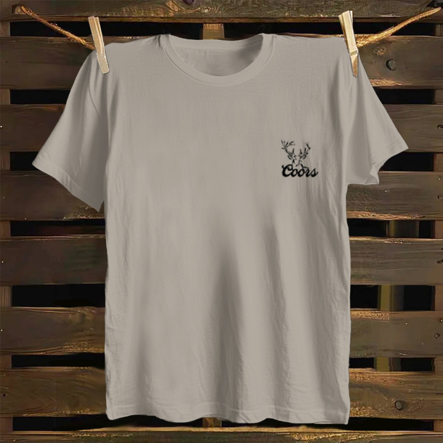 

Classic Deer Design Graphic Men's T-shirt
