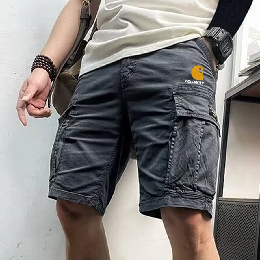 

Carhartt Men's Vintage Military Cargo Shorts In Dark Gray