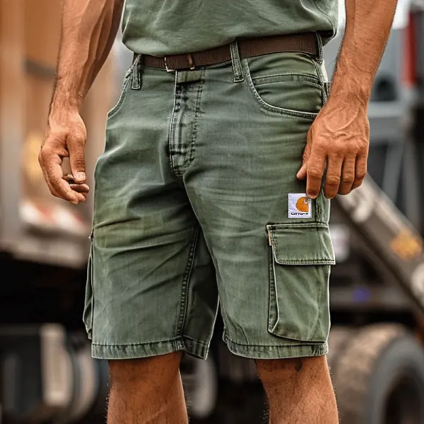 Military Cargo Shorts With Multi-Pockets For Outdoor Adventures - Wayrates.com 