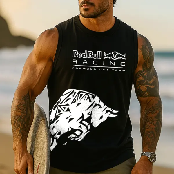 Men's Graphic Tank Top For Beach And Casual Wear - Wayrates.com 