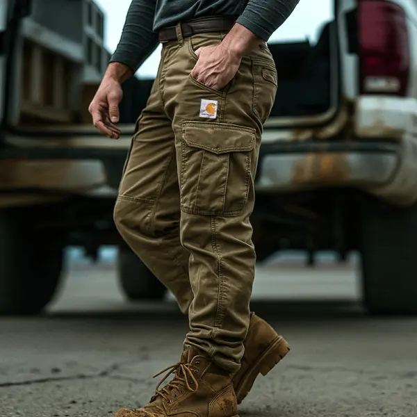 Carhartt Military Cargo Pants With Multi-Pockets For Outdoor Adventures - Wayrates.com 