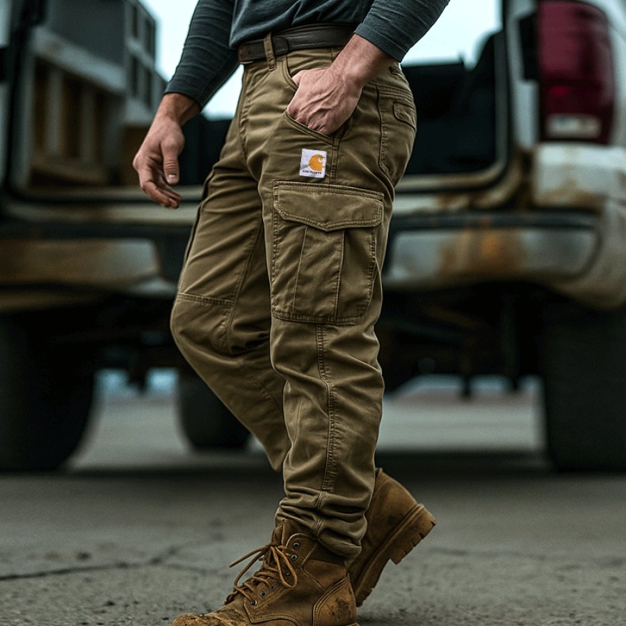 

Carhartt Military Cargo Pants With Multi-Pockets For Outdoor Adventures