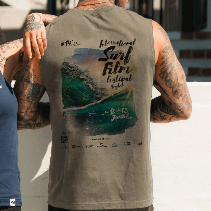 

Surf Film Festival Graphic Tank Top For Men