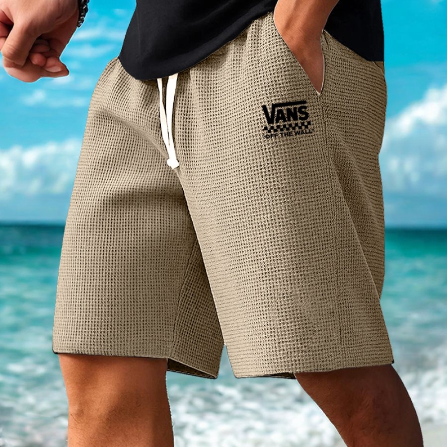

Men's Casual Breathable Waffle Shorts