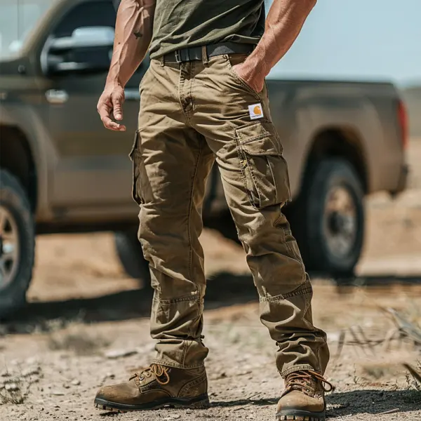 Cargo Pants With Multiple Pockets For Outdoor Adventures - Wayrates.com 