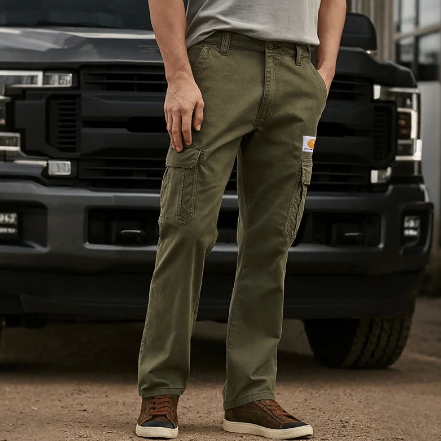 

Carhartt Cargo Pants With Multi-Pockets For Outdoor Adventures