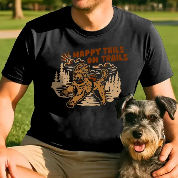 Happy Trails Graphic T-Shirt - Cotosen.chimpone.com 