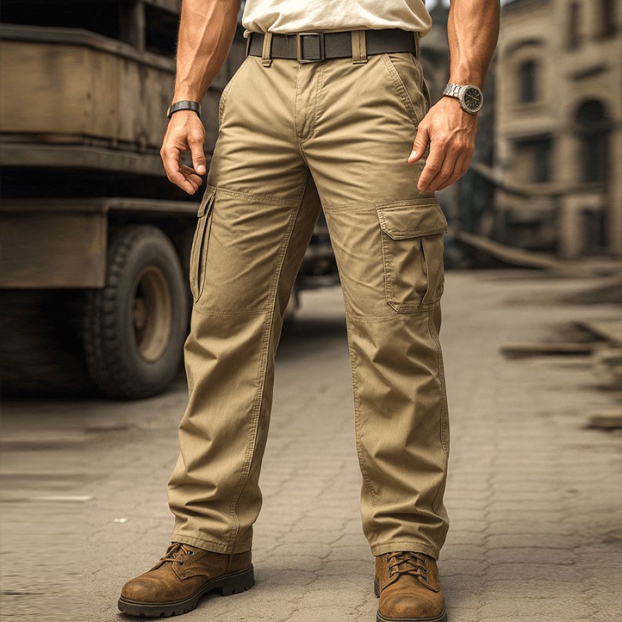 

Men's Tactical Cargo Pants With Multiple Pockets For Outdoor Adventures