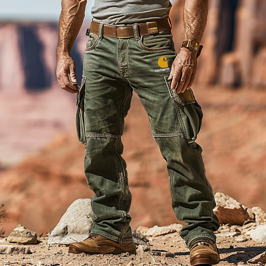 

Men's Vintage Workwear: Durable Green Pants For All Seasons