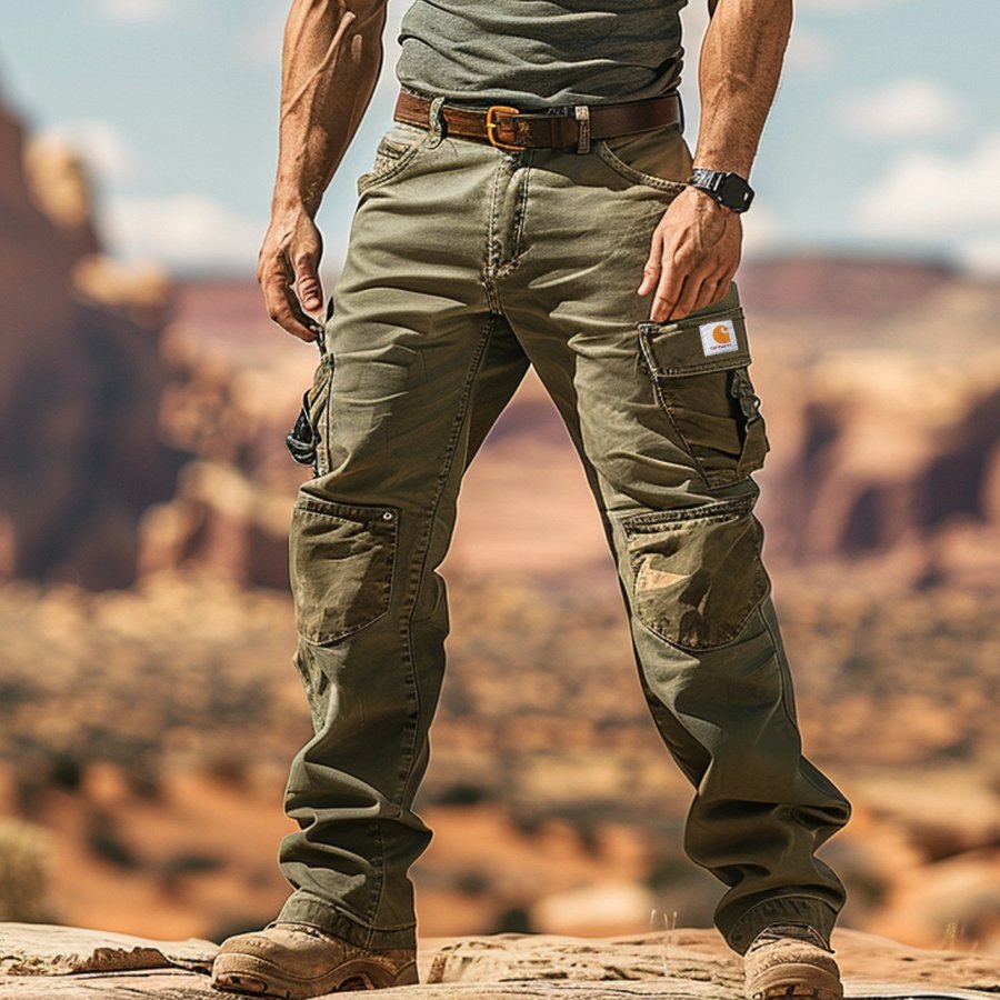 

Men's Vintage Cargo Pants: Durable And Functional For All Seasons