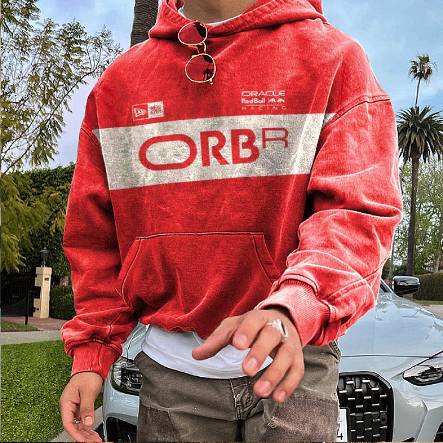

Race Car Stylish Hoodie With Bold Graphic Design For Casual Wear
