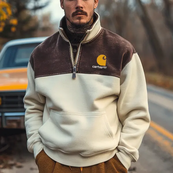 Stylish Half-Zip Pullover For Everyday Wear - Wayrates.com 