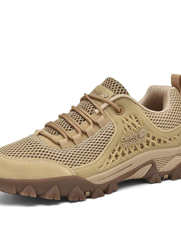 Men's Vintage Mesh Lightweight Breathable Hiking Shoes Sneakers - Pragmaace.com 