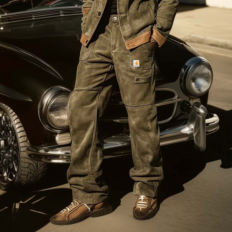 

Carhartt Men's Vintage Outdoor Suede Pocket Pants Trousers
