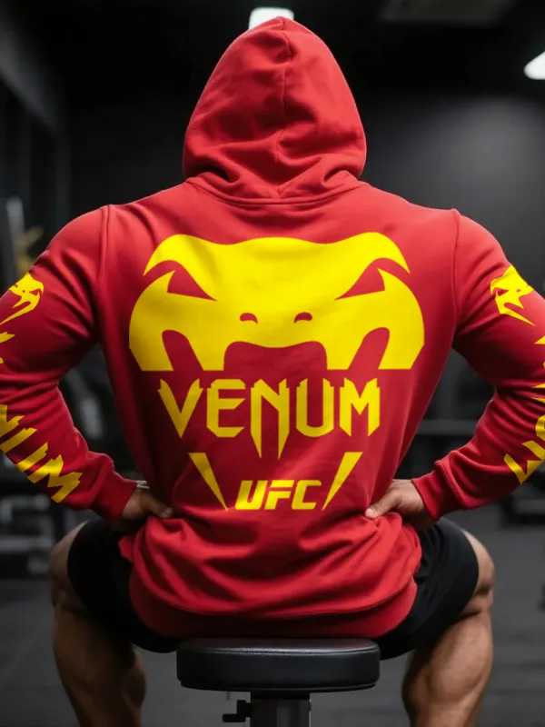 Large Size Loose Comfortable Breathable Hooded Sweatshirt Fitness Sports Extreme Fighting Sweatshirt - Pragmaace.com 