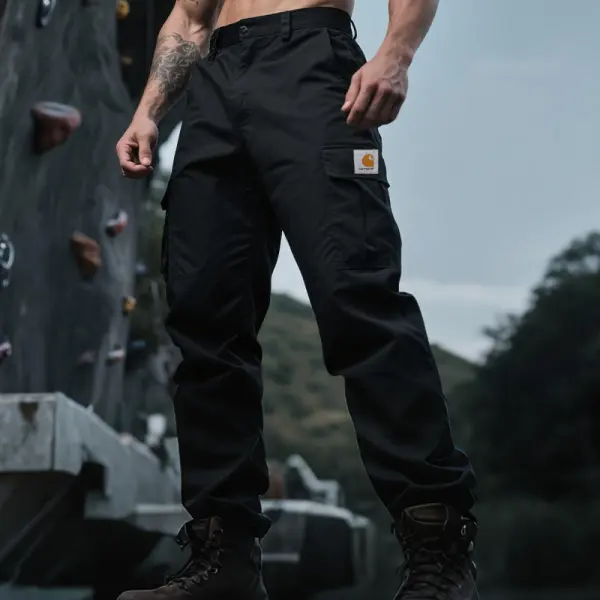Men's Tactical Cargo Pants For Outdoor Activities Black - Wayrates.chimpone.com 