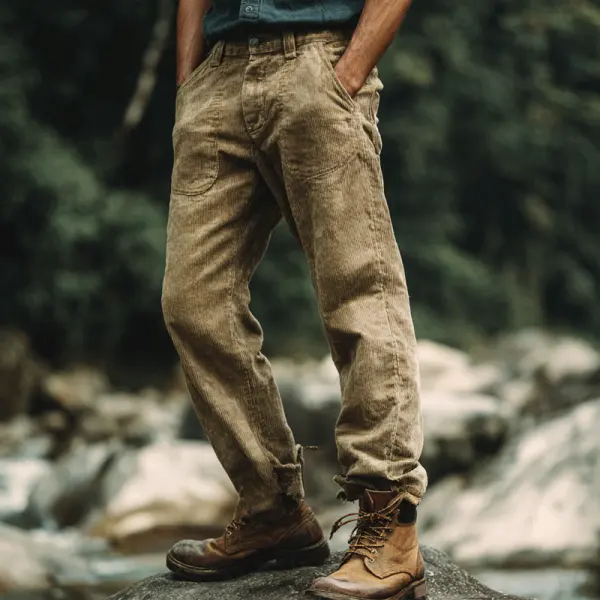 Corduroy Work Pants For Outdoor Adventures - Wayrates.com 
