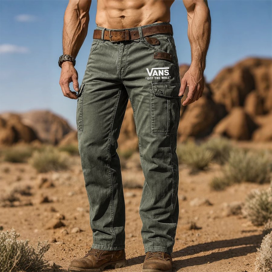 

Vans Men's Vintage Cargo Pants Durable Style For All Seasons