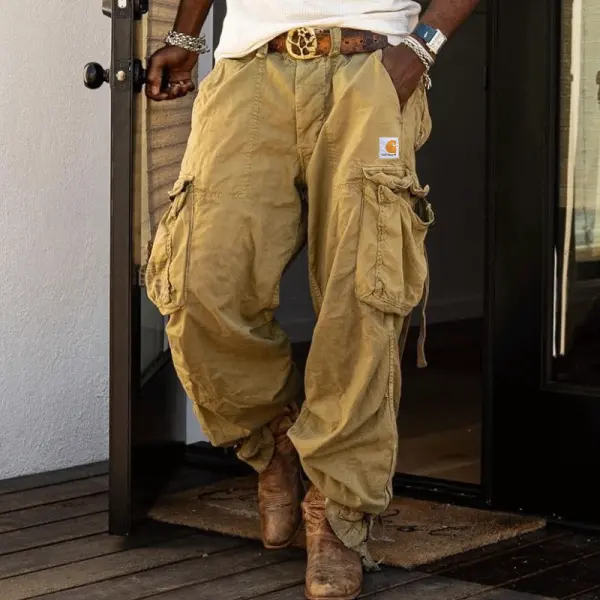 Cargo Pants With Adjustable Pockets And Belt Loops For Outdoor Adventures - Upgradecool.com 
