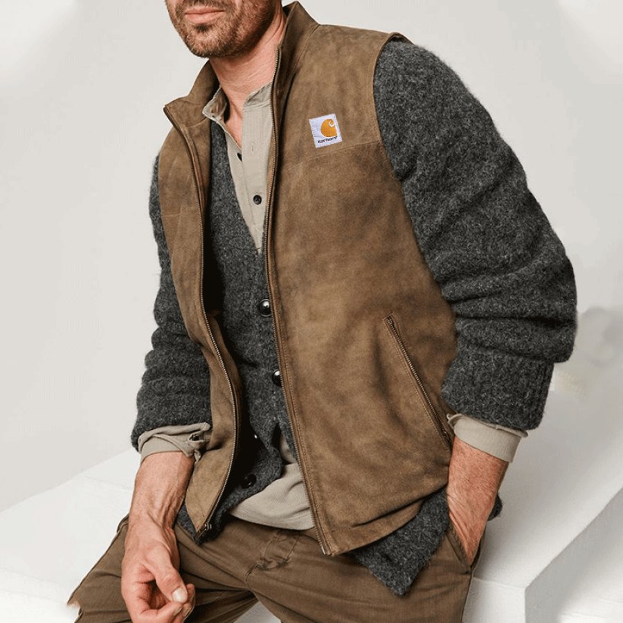 

Stylish Layered Vest For Men - Perfect For Casual And Outdoor Adventures
