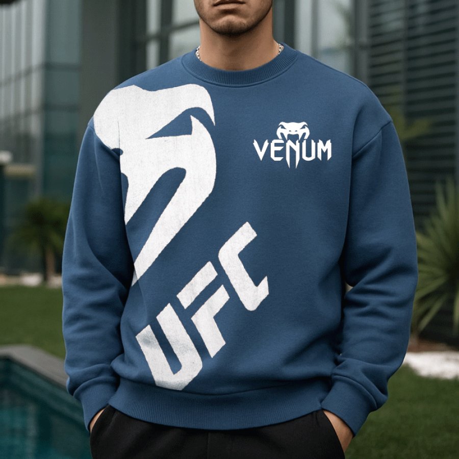 

Sporty Graphic Sweatshirt For Casual Wear