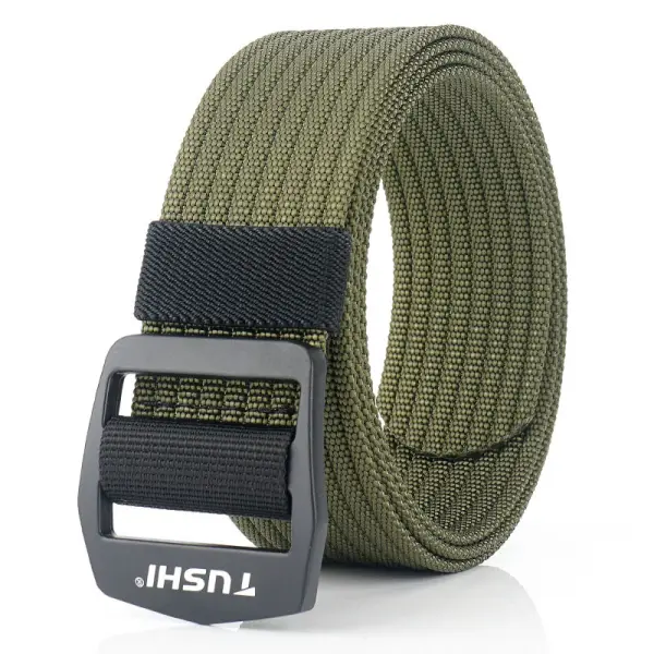 Unisex Vintage Outdoor Tactical Nylon Canvas Multi-Function Belt - Rabclub.com 