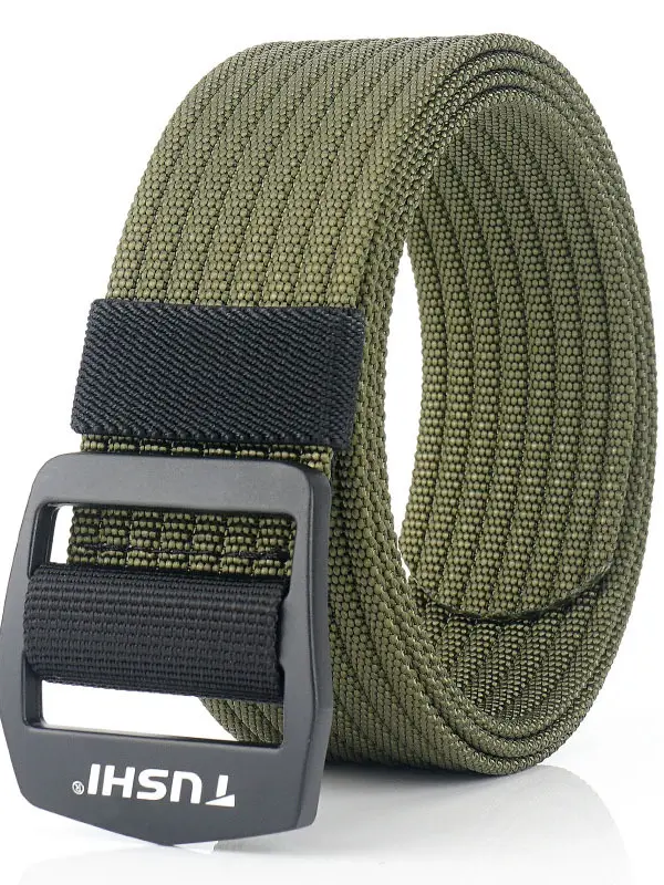 Unisex Vintage Outdoor Tactical Nylon Canvas Multi-Function Belt - Wantbright.com 