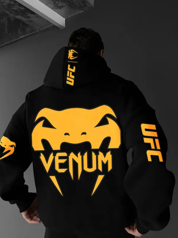 Large Size Loose Comfortable Breathable Hooded Sweatshirt Fitness Sports Extreme Fighting Sweatshirt - Pragmaace.com 