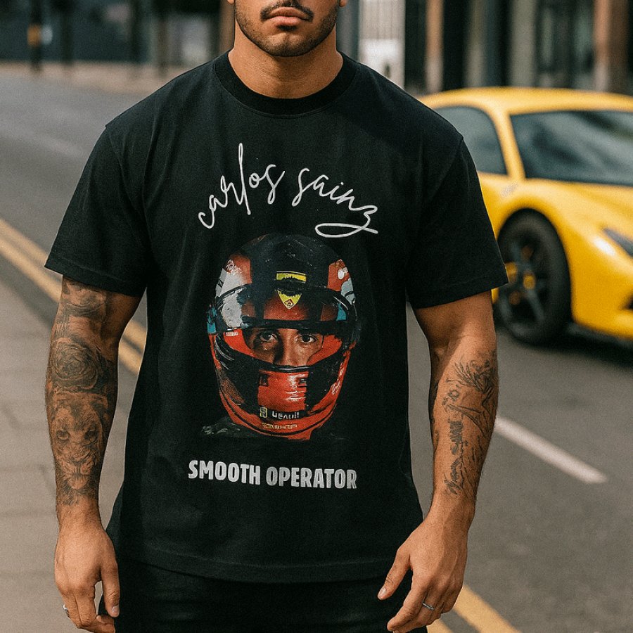 

Racing-Inspired Graphic T-Shirt For Men - Perfect For Sports Fans And Casual Wear