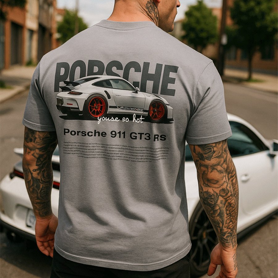 

Sporty Car Graphic T-Shirt For Enthusiasts