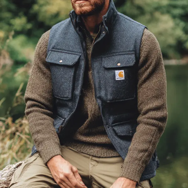 Stylish Vest With Functional Pockets For Outdoor Adventures - Wayrates.com 