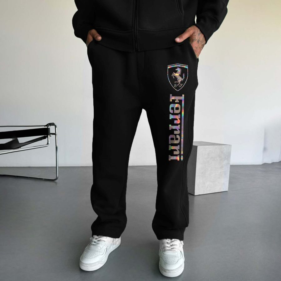

Men's Vintage Racing Car Black Sweatpants