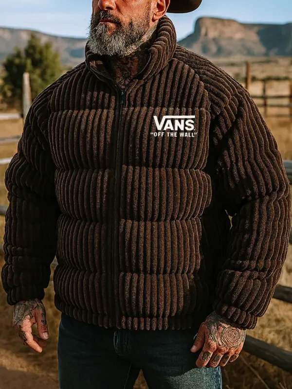 Men's Vintage Rustic Chenier Down Jacket - Pragmaace.com 
