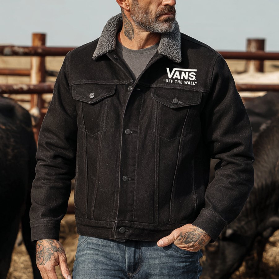 

Men's Vintage Classic Denim Jacket