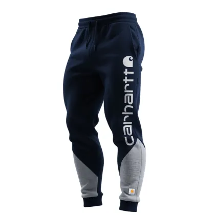 Carhartt Men's Contrast Color Stitching Elastic Waist Drawstring Trousers