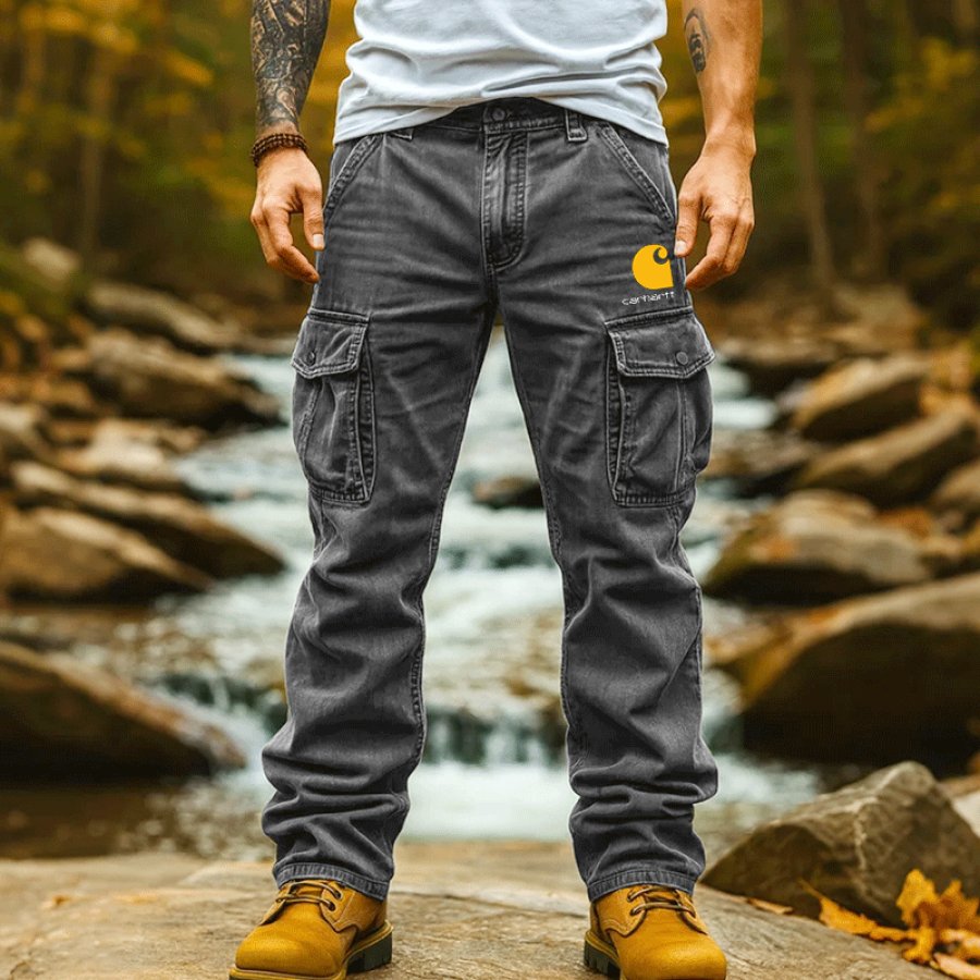 

Corduroy Cargo Pants With Multi-Pockets For Outdoor Adventures