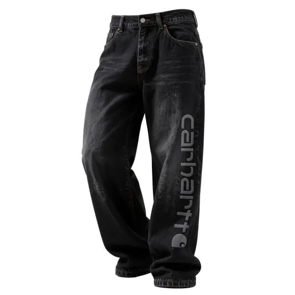 Vintage Washed Denim Trousers - Wayrates.com 
