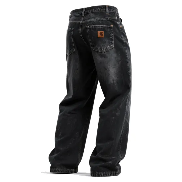 Vintage Washed Denim Trousers - Wayrates.com 