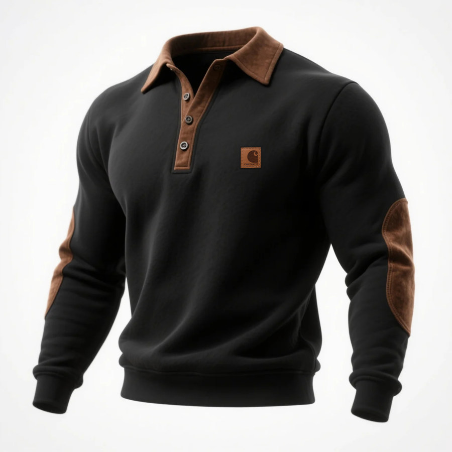 

Carhartt Outdoor Men's Casual Lapel Sweatshirt Vintage Western Sweatshirt