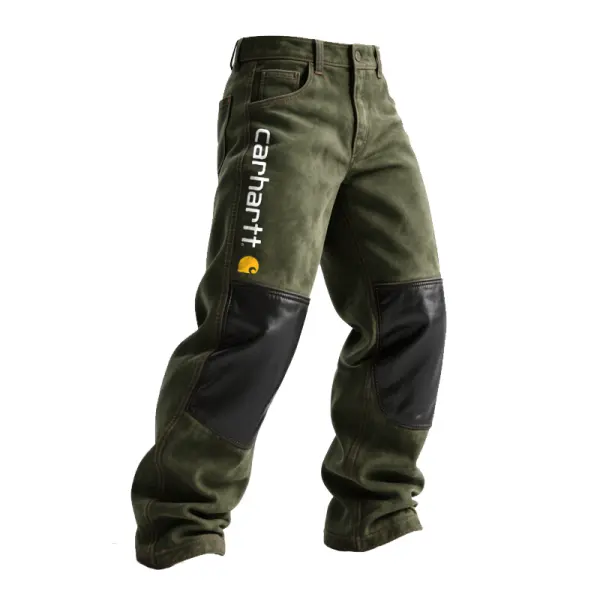 Durable Work Trousers With Reinforced Knees For Outdoor Activities - Wayrates.com 