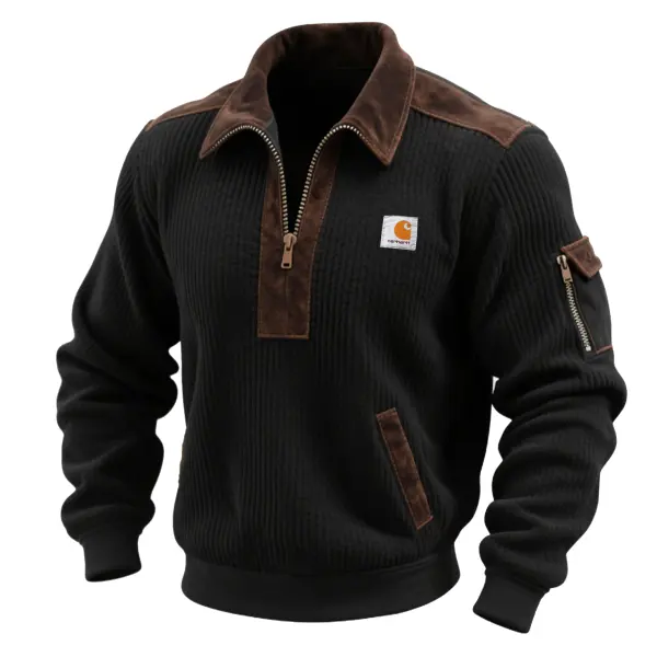 Carhartt Men's Vintage Chenille Half-Zip Pullover Sweatshirt - Wayrates.com 
