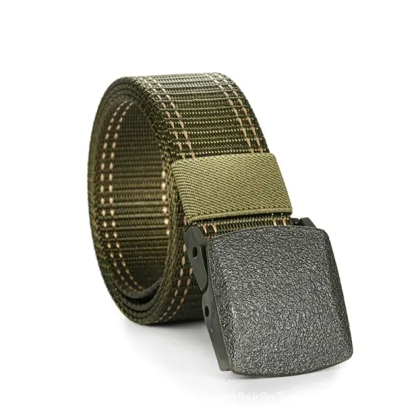 Men'S Outdoor Sports And Casual Nylon Elastic Buckle Automatic Tactical Canvas Belt - Cotosen.chimpone.com 