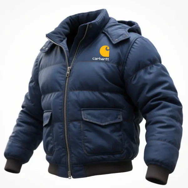 Carhartt Quilted Puffer Jacket For Winter - Warm And Stylish Outerwear With Logo Embellishment - Wayrates.chimpone.com 