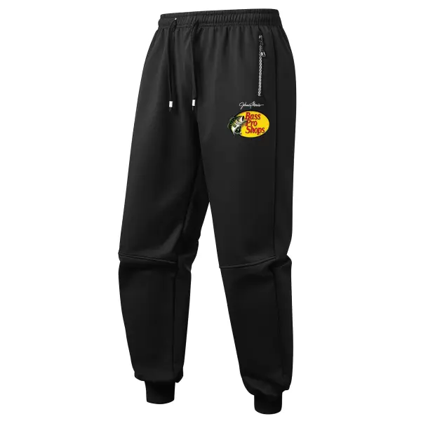 Men's Vintage Fishing Fleece Warm Thickened Sherpa Cuffed Casual Sweatpants - Wayrates.com 