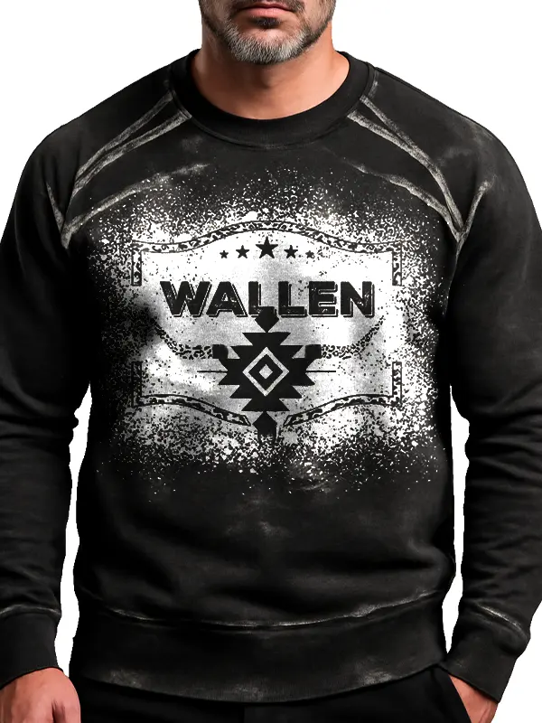 Men's Vintage Graphic Print Sweatshirt - Simplyion.com 