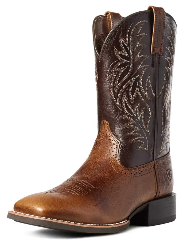 Men's Western Cowboy Intricate Embroidery Boots - Menwyx.com 