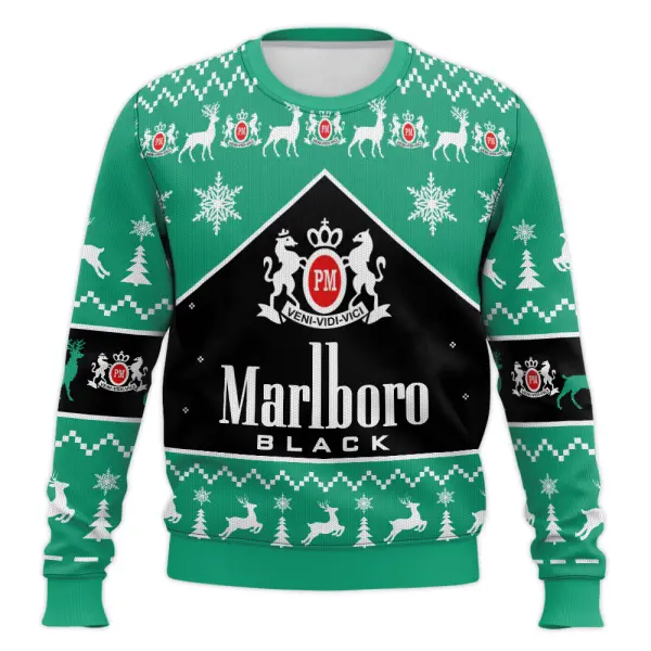 Racing-inspired Print Christmas Ugly Sweatshirt Crew Neck Pullover - Wayrates.com 