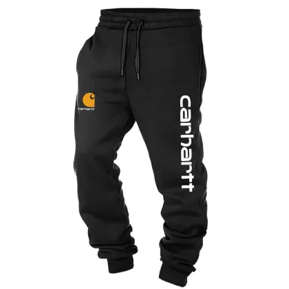 Men's Carhartt Vintage Logo Elastic Waist Drawstring Jogger Sweatpants