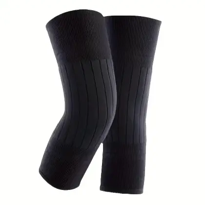 Unisex Winter Knit Plush Knee Braces Leg Warmer Men Women Thicken Knee Pads Sleeves Thermal Knee Warmers