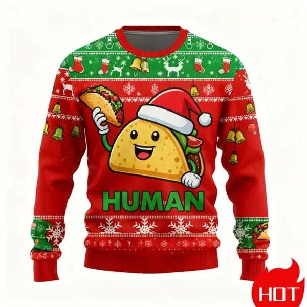 Christmas Taco Human Sweater - Wayrates.com 
